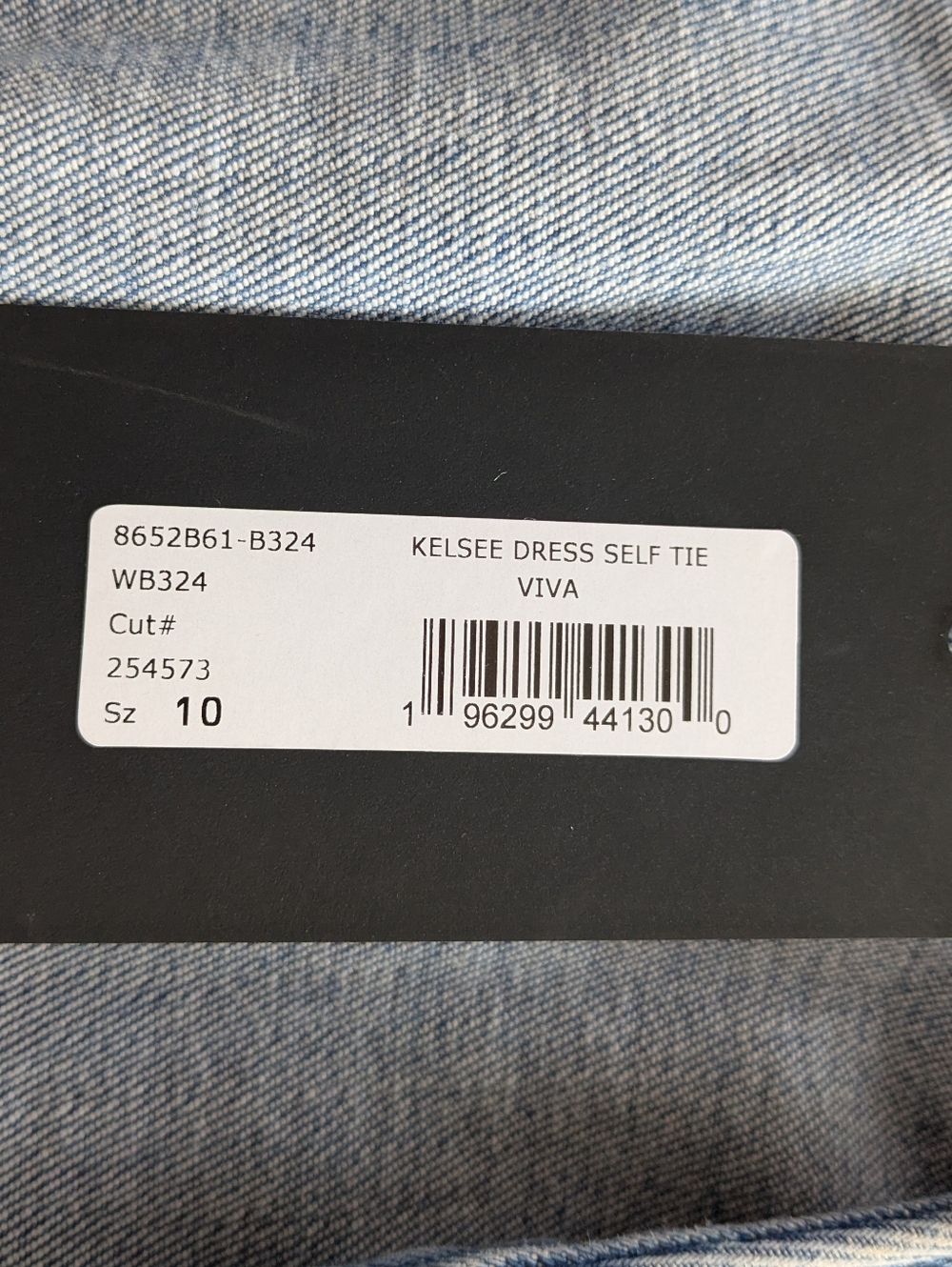 Paige Kelsee Denim Dress Size 10 - Picture 11 of 11